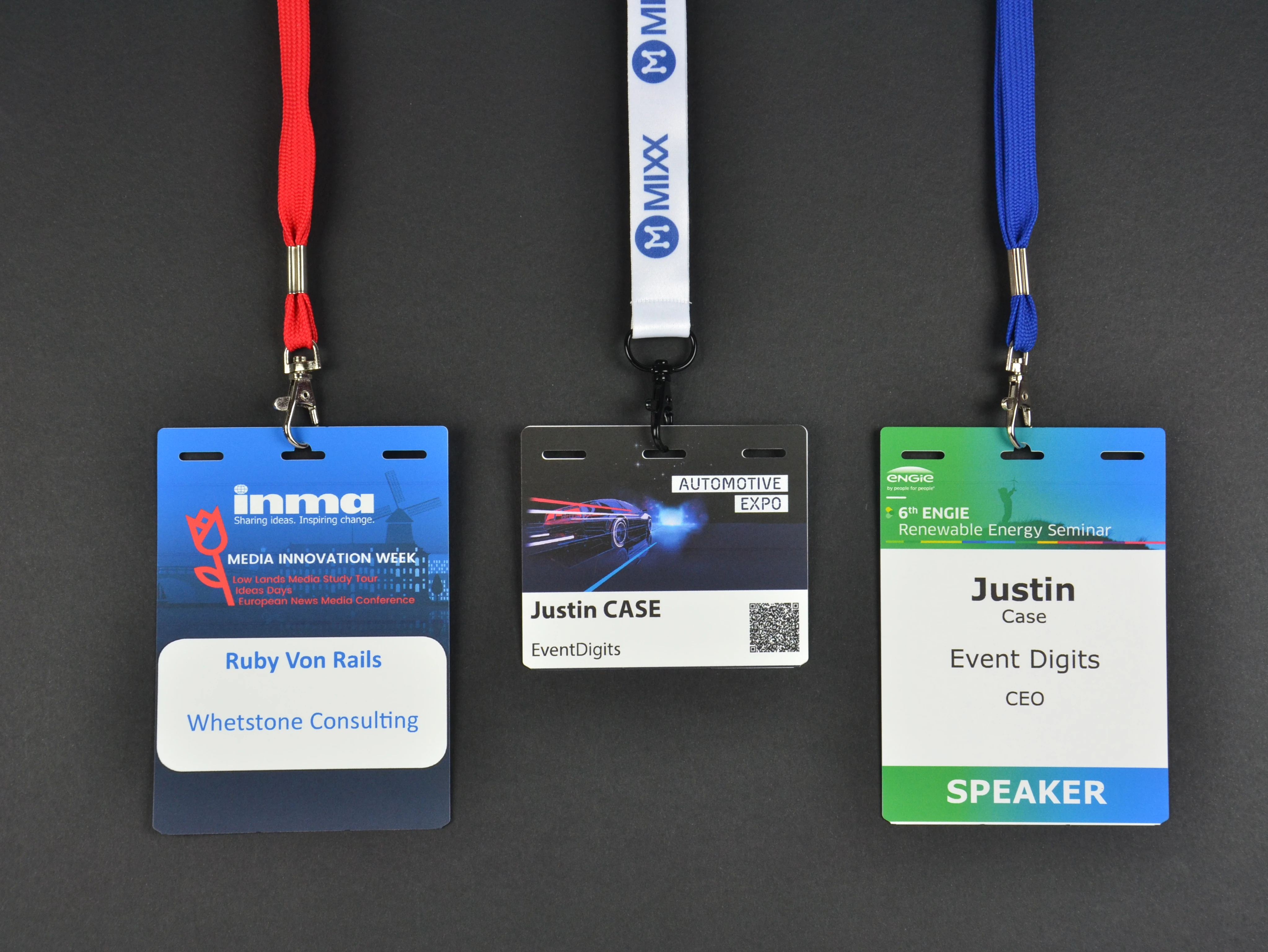 event badge examples